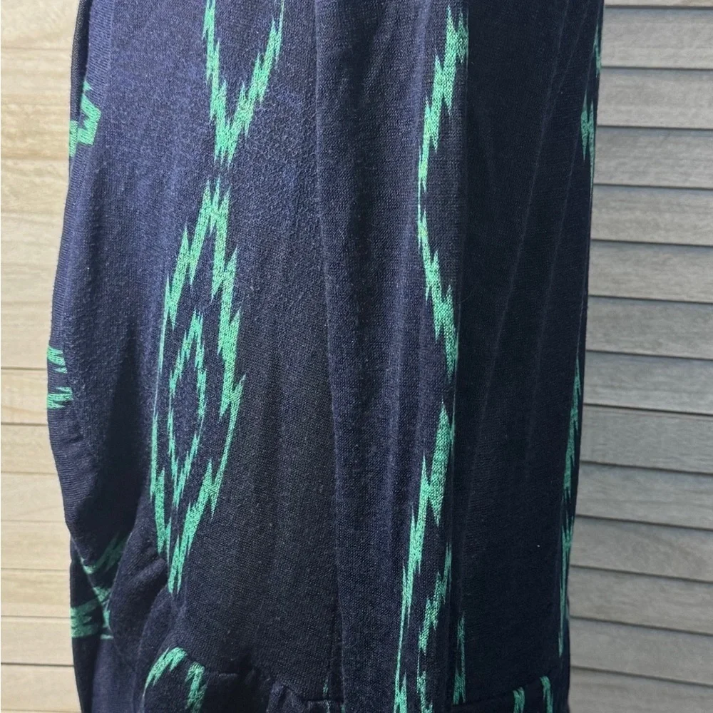 Pinkblush Open Front Cardigan Navy Blue Boho Lightweight Layering Sweater S